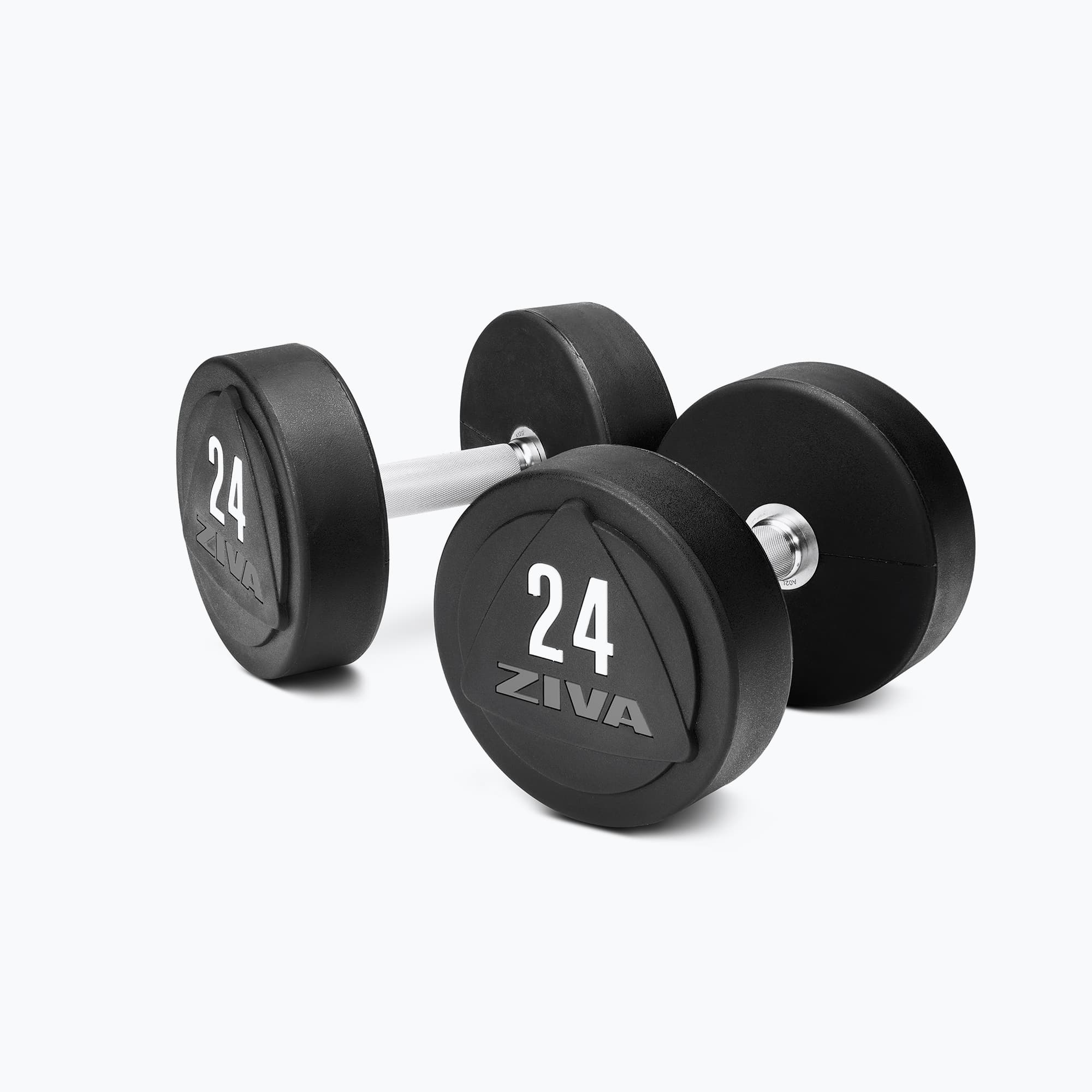 ZVO SOLID STEEL URETHANE DUMBBELL SETS