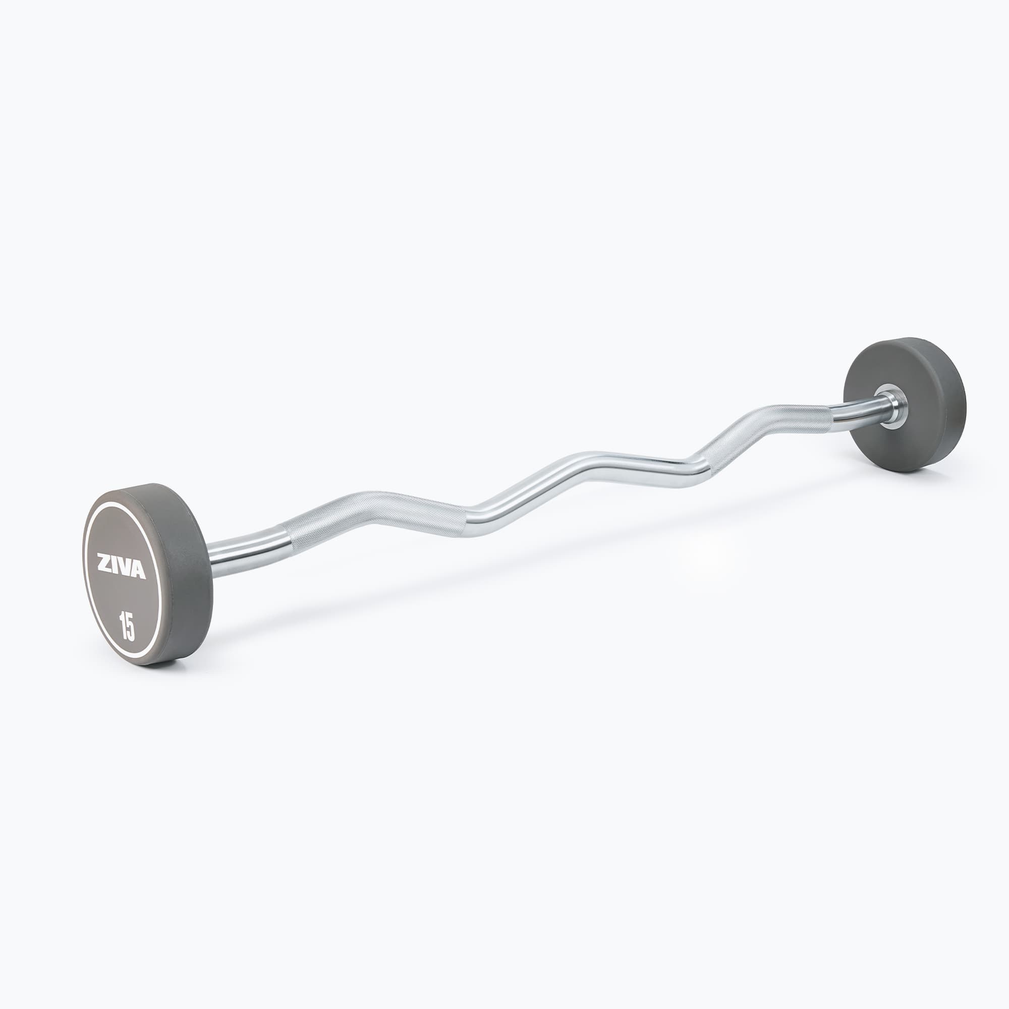 LUMINA URETHANE BARBELL AND EZ CURL BARBELL