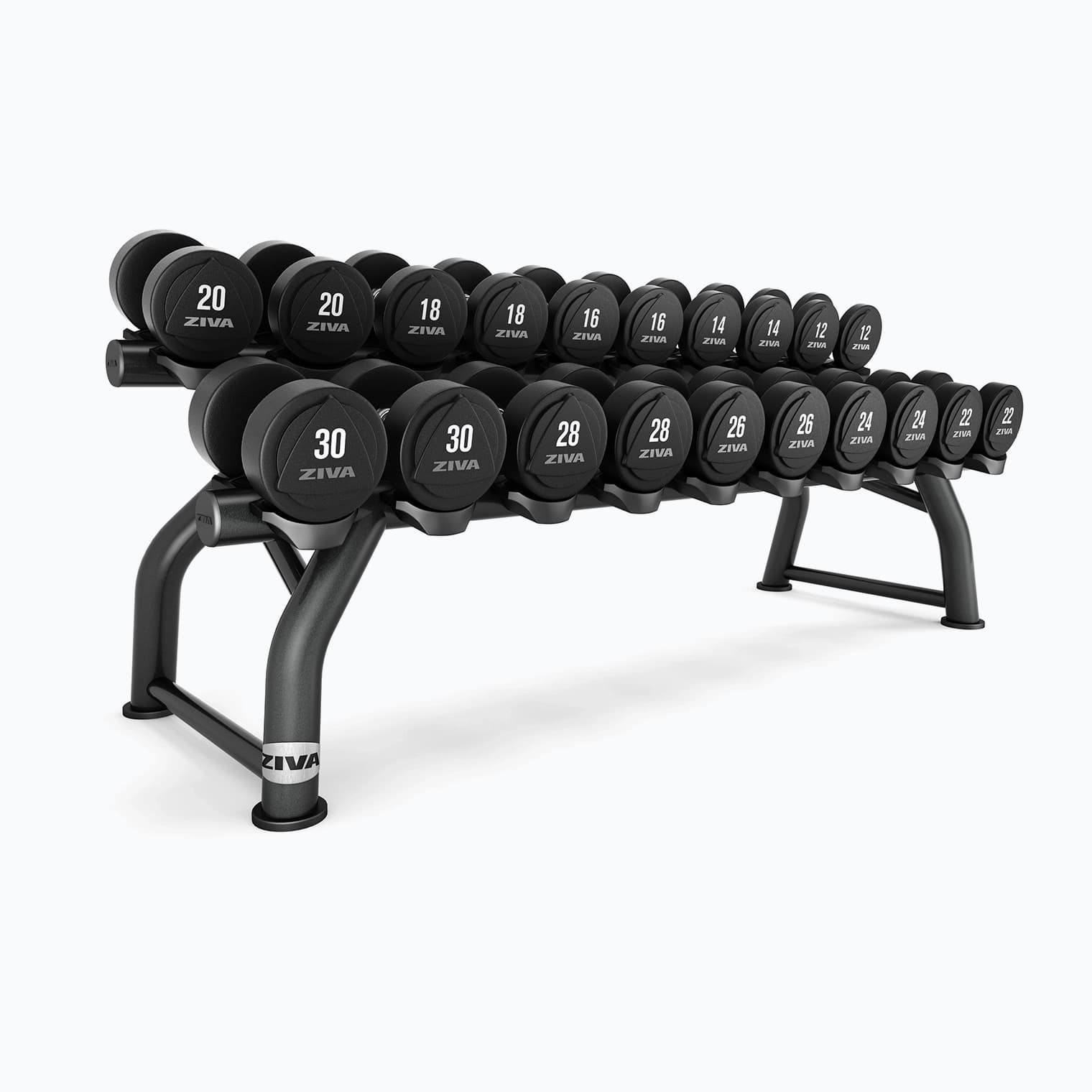 ST 10-PAIR HORIZONTAL DUMBBELL RACK