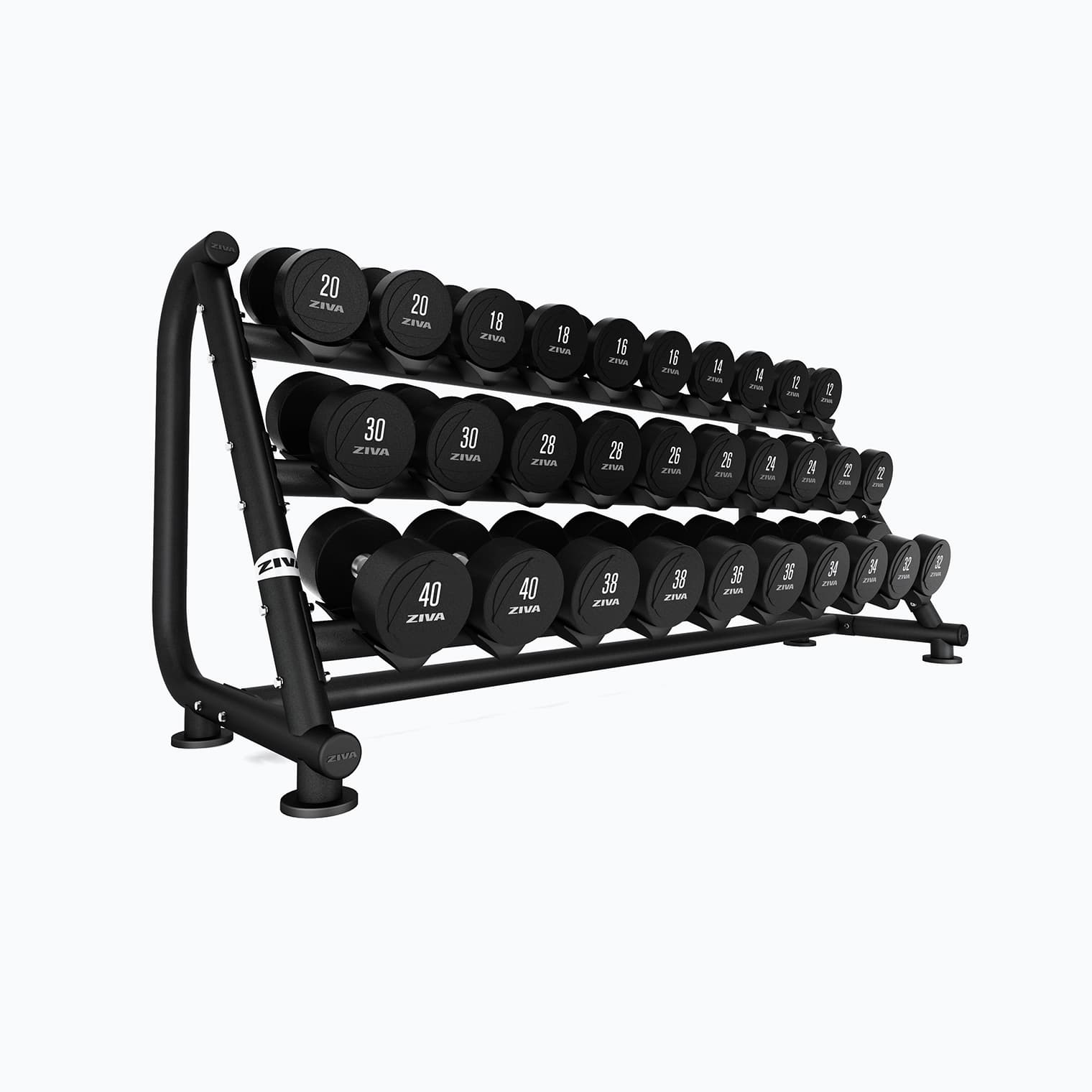 ST 15-PAIR 3-TIER DUMBBELL RACK