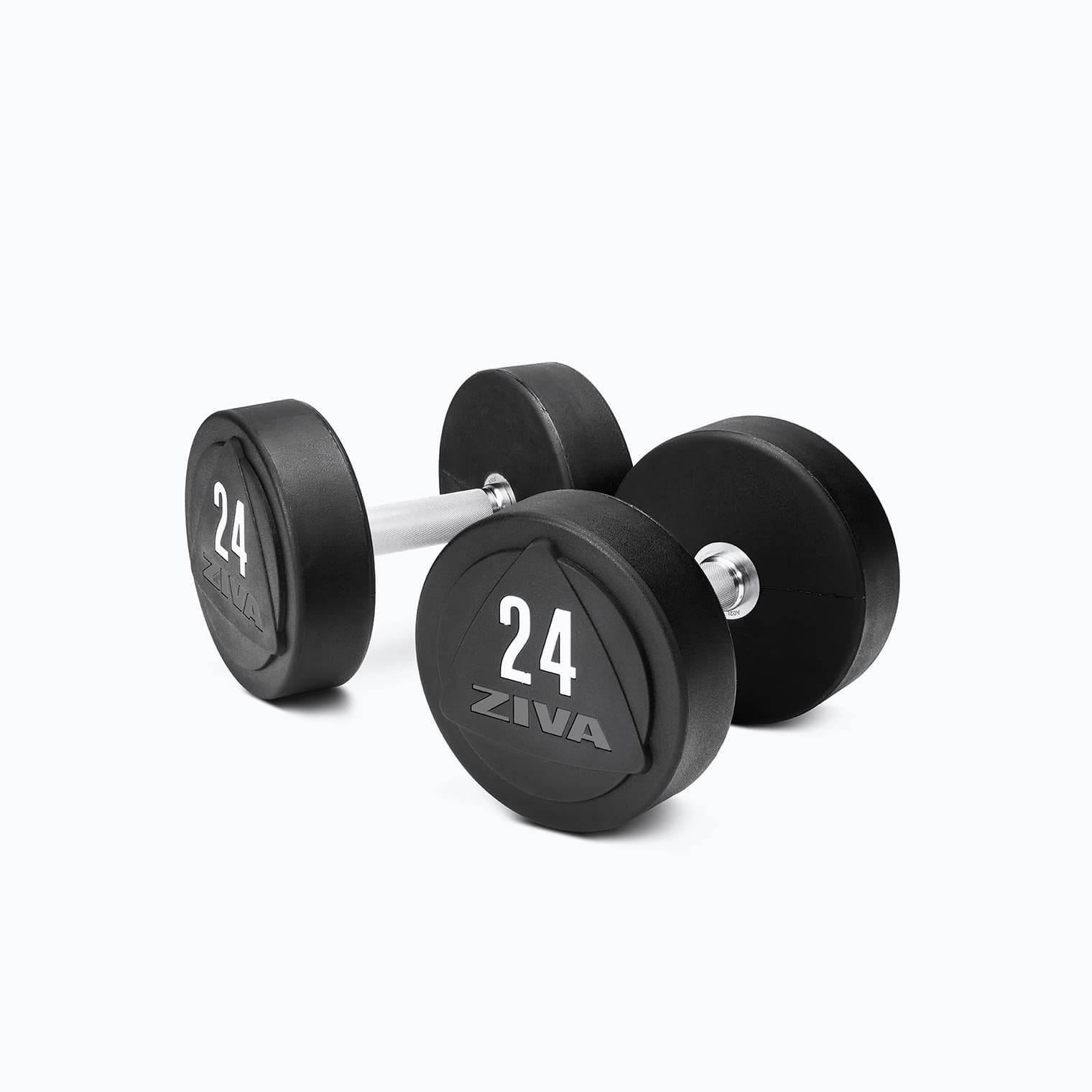 ZVO SOLID STEEL URETHANE DUMBBELLS