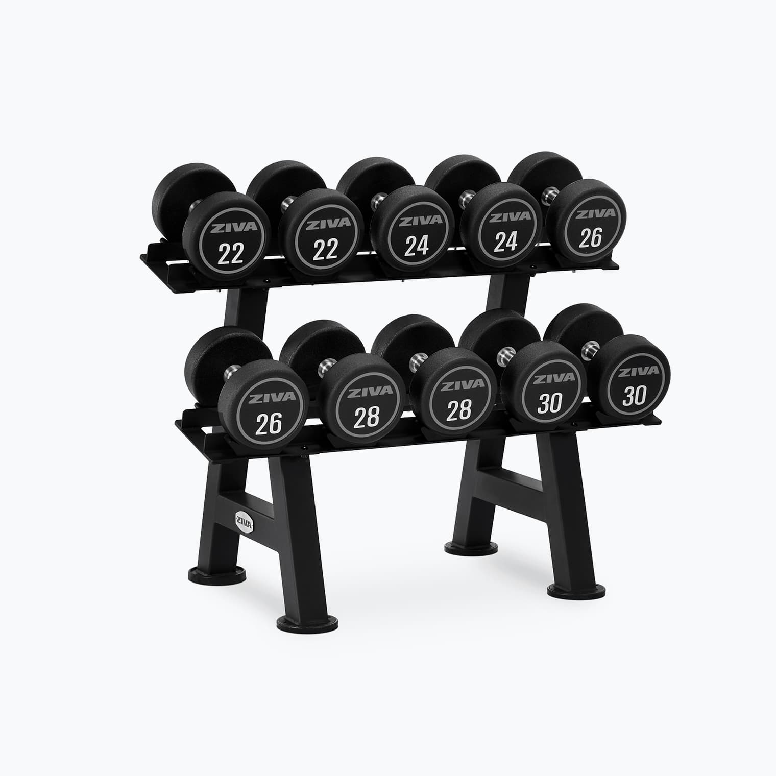 PERFORMANCE 5-PAIR DUMBBELL RACK WITH SADDLES