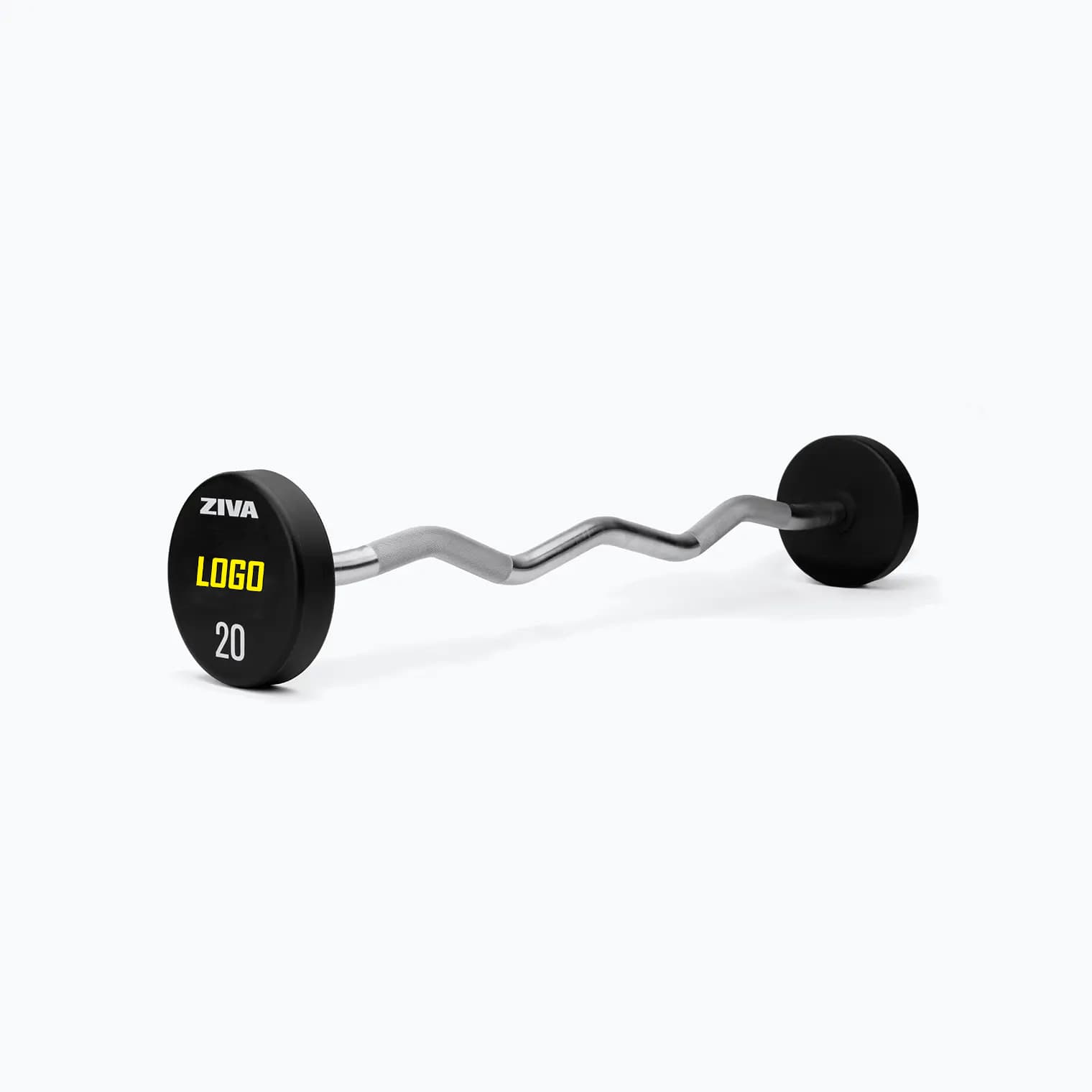 ZVO CUSTOMIZED URETHANE EZ CURL BARBELLS