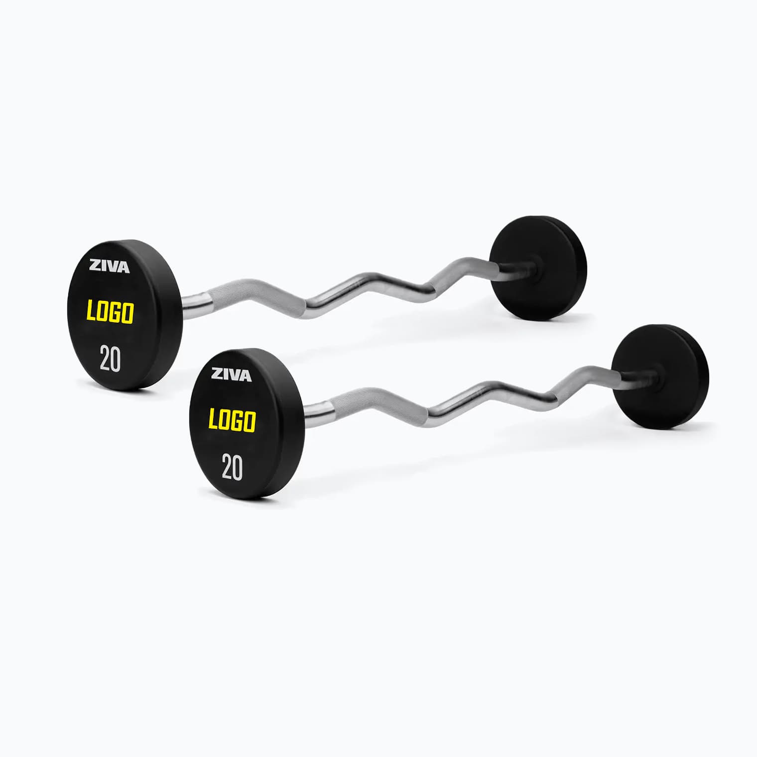 ZVO CUSTOMIZED URETHANE EZ CURL BARBELL SETS