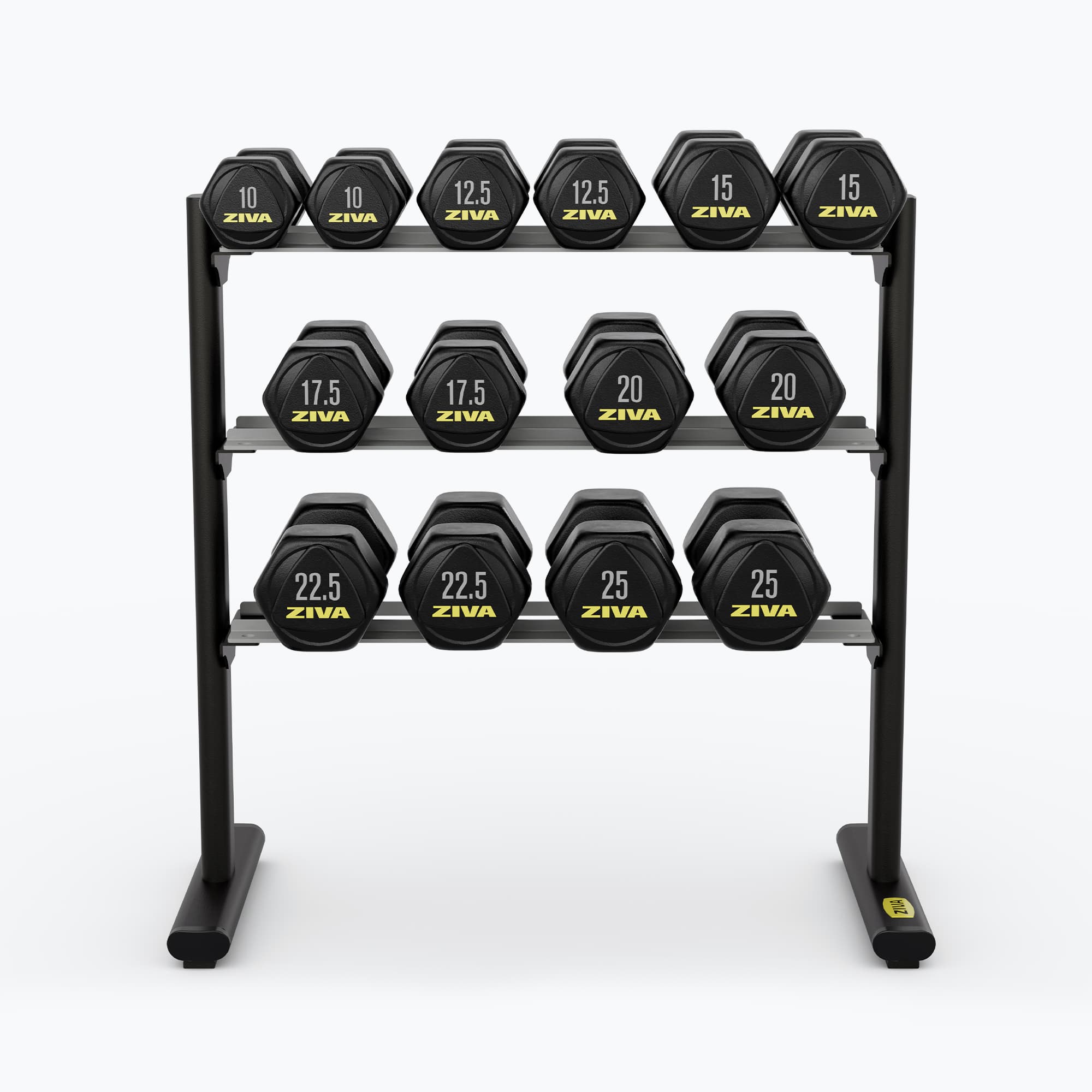 ZIVA LITE 3-TIER TRIBELL & DUMBBELL RACK