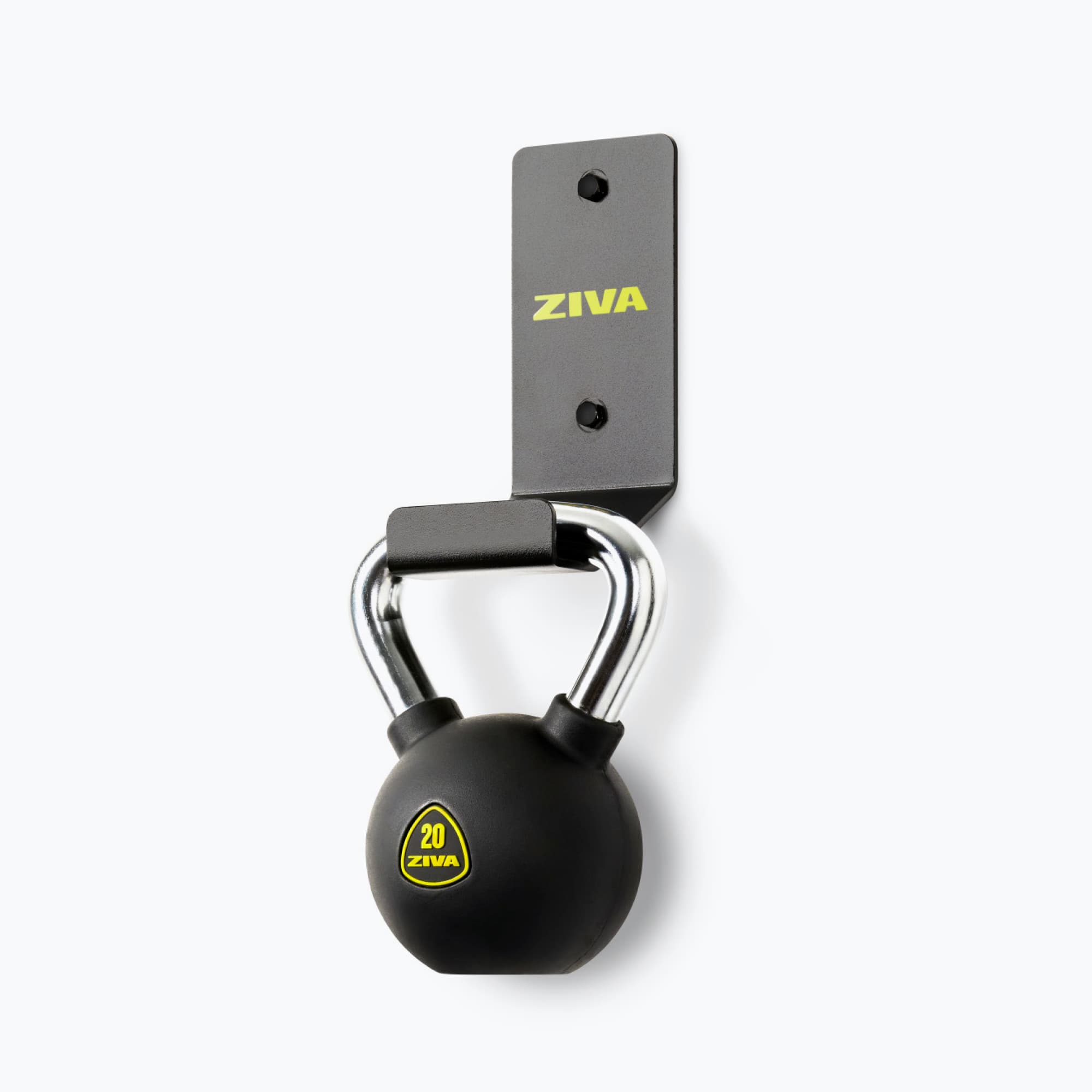 WALL MOUNTED SINGLE KETTLEBELL RACK